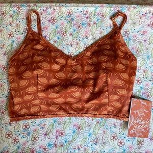 NWT KJ Swan V’ed Crop from Kortni Jeane